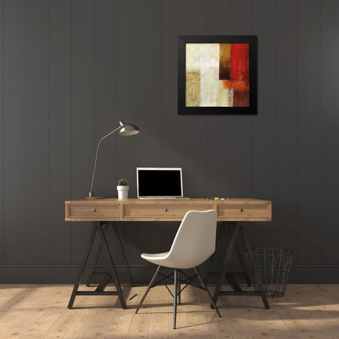 Warmth III Black Modern Wood Framed Art Print by Davies, Jane