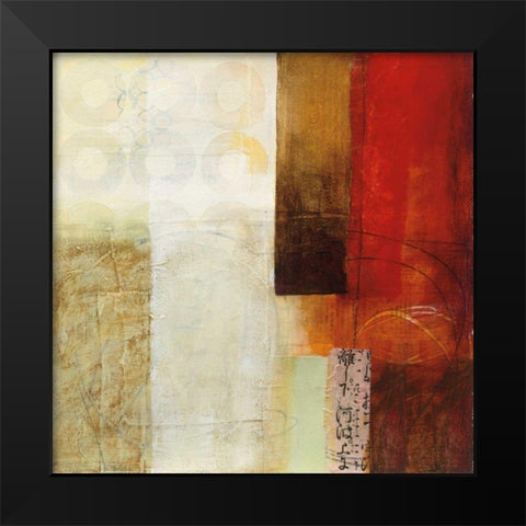 Warmth III Black Modern Wood Framed Art Print by Davies, Jane