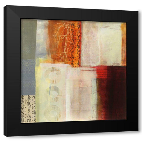 Warmth IV Black Modern Wood Framed Art Print by Davies, Jane