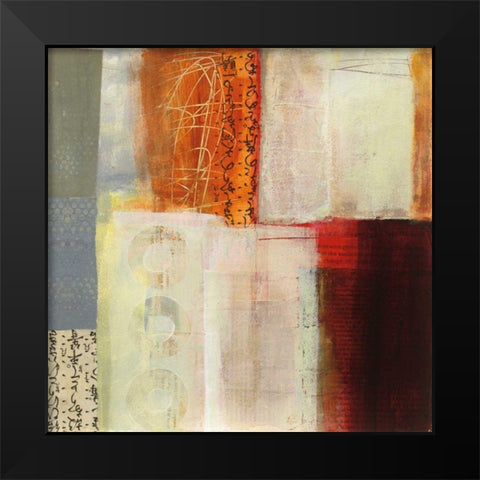 Warmth IV Black Modern Wood Framed Art Print by Davies, Jane