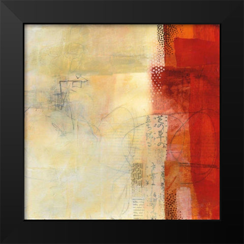 Warmth I Black Modern Wood Framed Art Print by Davies, Jane