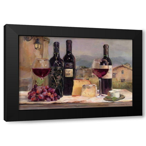Villa Reds Black Modern Wood Framed Art Print with Double Matting by Hageman, Marilyn