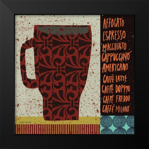 Fair Trade IV Black Modern Wood Framed Art Print by Warrick, Cheryl