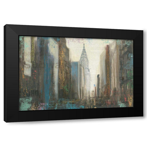 Urban Movement I NY Black Modern Wood Framed Art Print with Double Matting by Sullivan, Myles