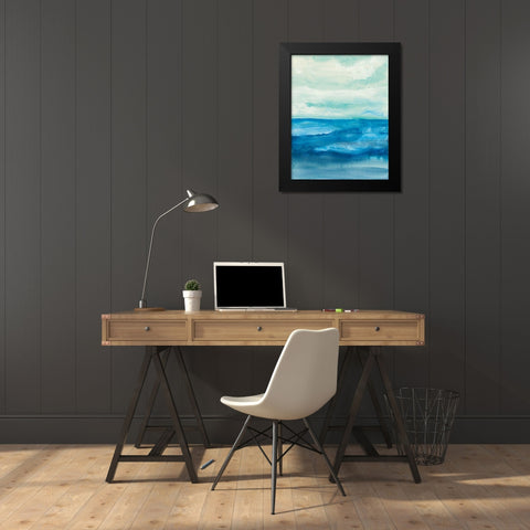 Shallow Water 12x18 Black Modern Wood Framed Art Print by Paschke, Chris
