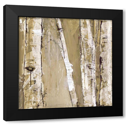 Where the Sun Sleeps I Neutral Black Modern Wood Framed Art Print with Double Matting by Day, Kellie