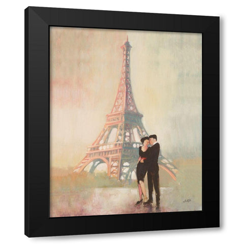 Rendezvous II Black Modern Wood Framed Art Print by Purinton, Julia