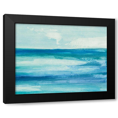 Seascape I Black Modern Wood Framed Art Print by Paschke, Chris