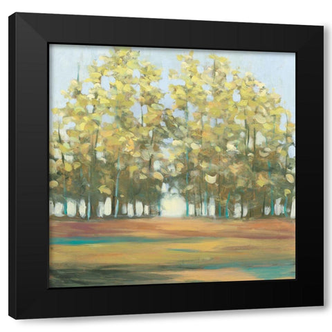 Aspen Grove I Black Modern Wood Framed Art Print with Double Matting by Purinton, Julia