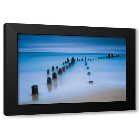 Sentinals Black Modern Wood Framed Art Print by Gendreau, Katherine