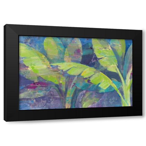 Bermuda Palms Black Modern Wood Framed Art Print with Double Matting by Hristova, Albena