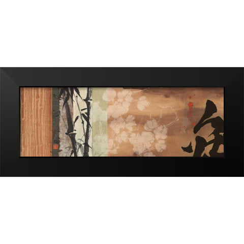 Whispering Dusk II Black Modern Wood Framed Art Print by Paschke, Chris