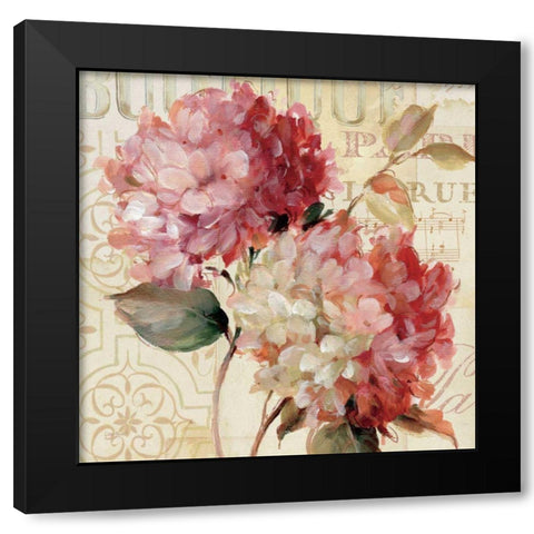 Harmonious V v.2  Black Modern Wood Framed Art Print with Double Matting by Audit, Lisa