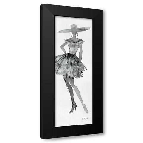 Fashion Sketchbook V Black Modern Wood Framed Art Print by Tavoletti, Anne