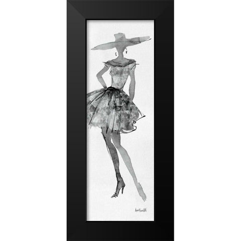 Fashion Sketchbook V Black Modern Wood Framed Art Print by Tavoletti, Anne