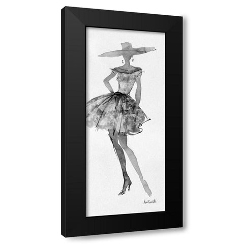 Fashion Sketchbook V Black Modern Wood Framed Art Print by Tavoletti, Anne