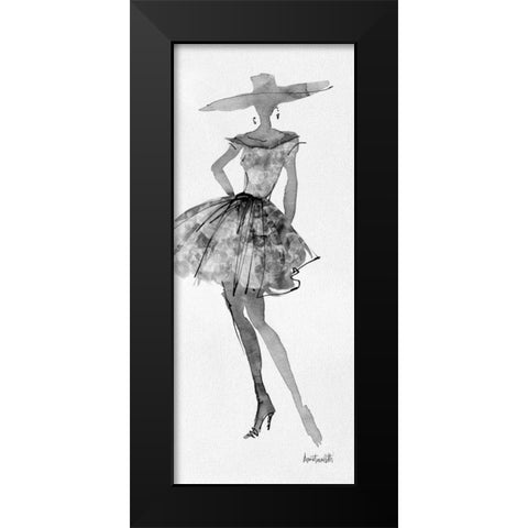 Fashion Sketchbook V Black Modern Wood Framed Art Print by Tavoletti, Anne