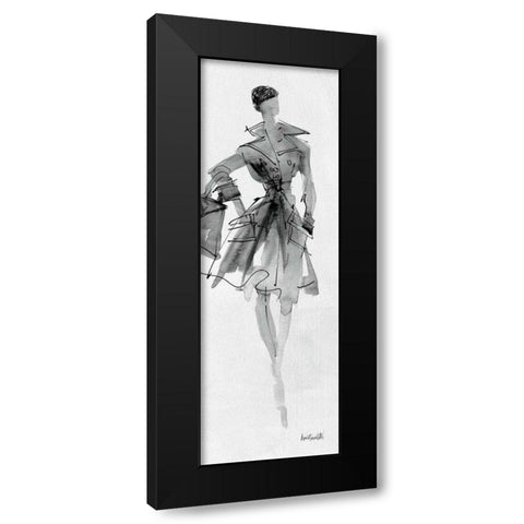 Fashion Sketchbook VII Black Modern Wood Framed Art Print by Tavoletti, Anne