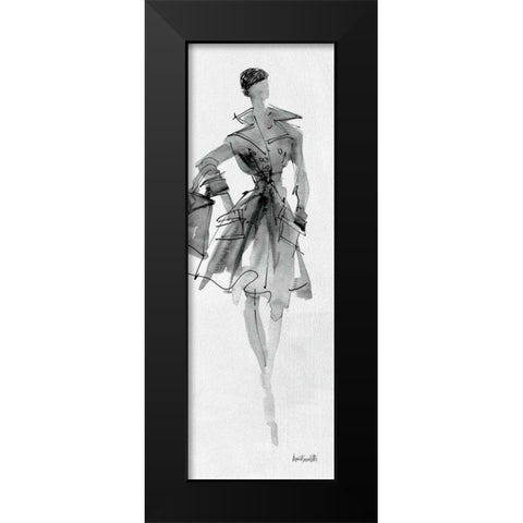 Fashion Sketchbook VII Black Modern Wood Framed Art Print by Tavoletti, Anne