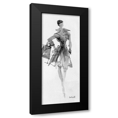 Fashion Sketchbook VII Black Modern Wood Framed Art Print by Tavoletti, Anne