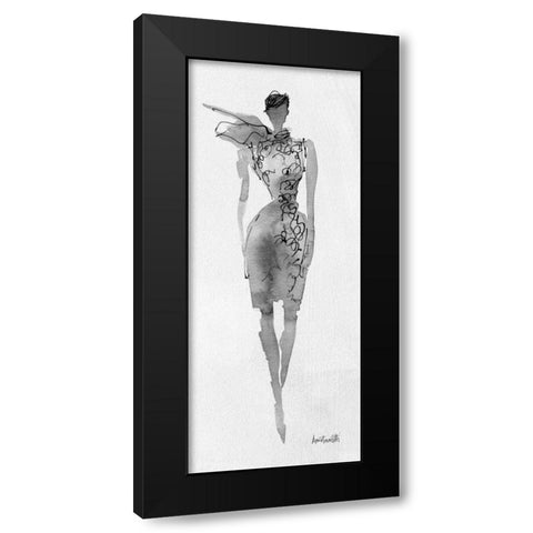 Fashion Sketchbook VIII Black Modern Wood Framed Art Print by Tavoletti, Anne