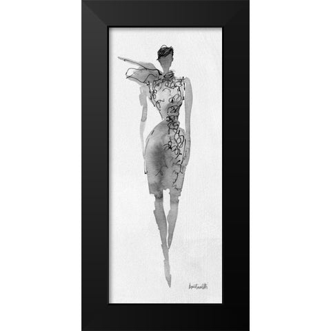 Fashion Sketchbook VIII Black Modern Wood Framed Art Print by Tavoletti, Anne