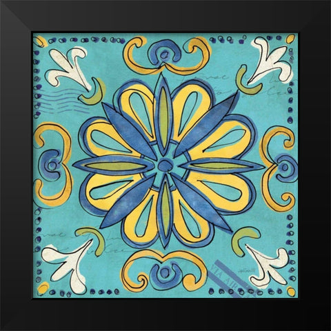 Tuscan Sun Tile IV Black Modern Wood Framed Art Print by Tavoletti, Anne