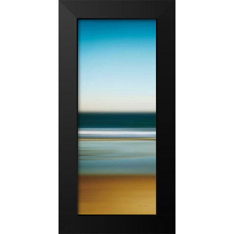 Sea Stripes I Crop Panel I Black Modern Wood Framed Art Print by Gendreau, Katherine