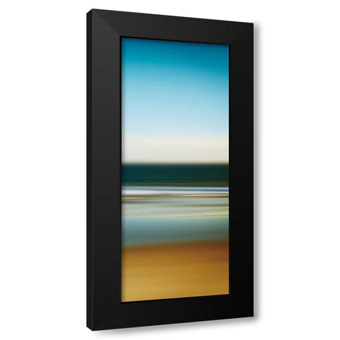 Sea Stripes I Crop Panel II Black Modern Wood Framed Art Print by Gendreau, Katherine