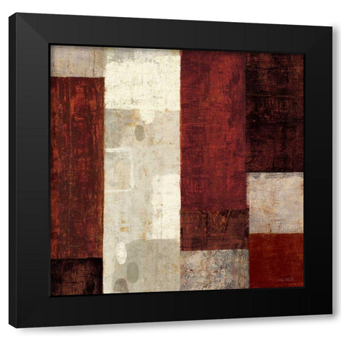 Cayenne Black Modern Wood Framed Art Print with Double Matting by Mullan, Michael