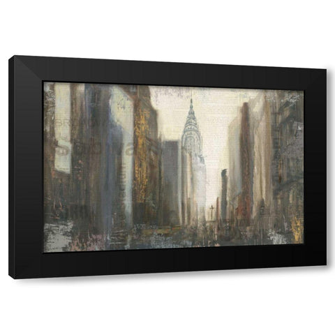Urban Movement I NY Neutral Crop Black Modern Wood Framed Art Print by Sullivan, Myles
