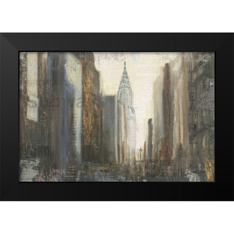 Urban Movement I NY Neutral Crop Black Modern Wood Framed Art Print by Sullivan, Myles