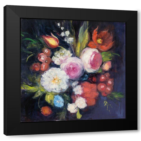 For Eliza Black Modern Wood Framed Art Print by Purinton, Julia