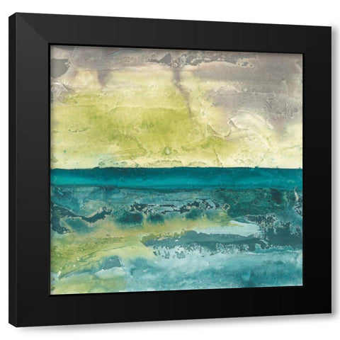 Beyond the Horizon I Black Modern Wood Framed Art Print with Double Matting by Paschke, Chris