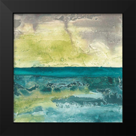 Beyond the Horizon I Black Modern Wood Framed Art Print by Paschke, Chris