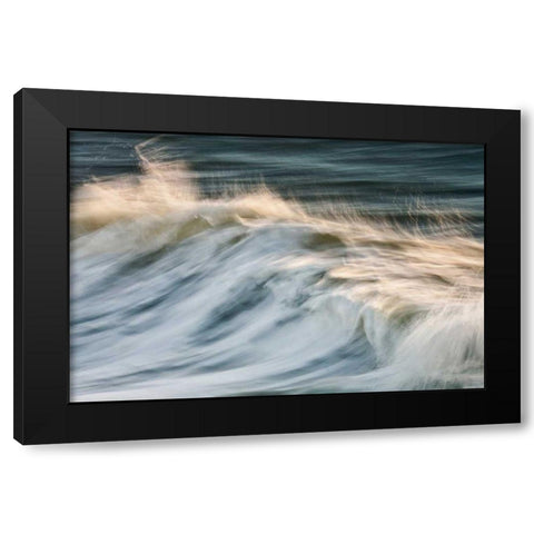 South Beach Surf Black Modern Wood Framed Art Print by Gendreau, Katherine
