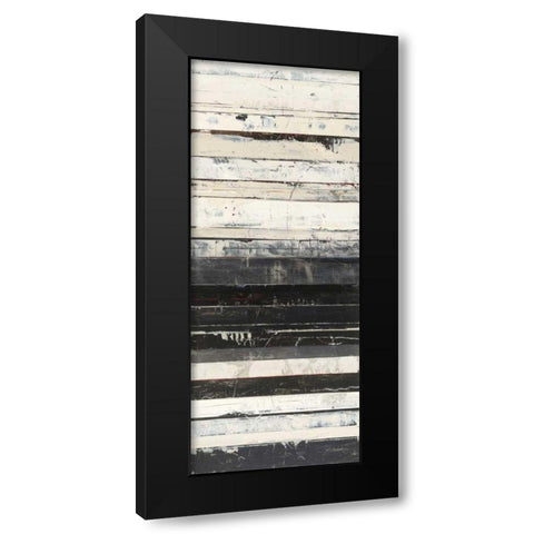 Zephyr I Black Modern Wood Framed Art Print with Double Matting by Schick, Mike