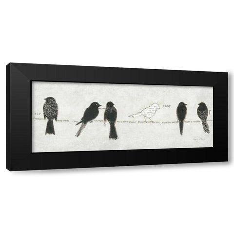 Catching Up I Black Modern Wood Framed Art Print by Adams, Emily