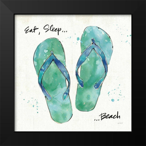 Beach Divas VIII Black Modern Wood Framed Art Print by Tavoletti, Anne