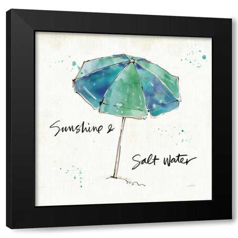 Beach Divas IX Black Modern Wood Framed Art Print by Tavoletti, Anne