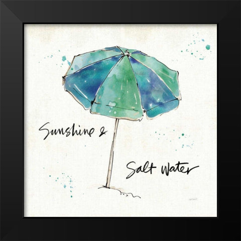 Beach Divas IX Black Modern Wood Framed Art Print by Tavoletti, Anne