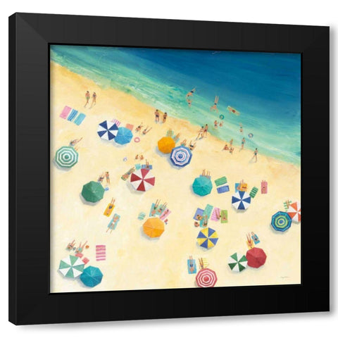 Summer Fun Black Modern Wood Framed Art Print by Tillmon, Avery