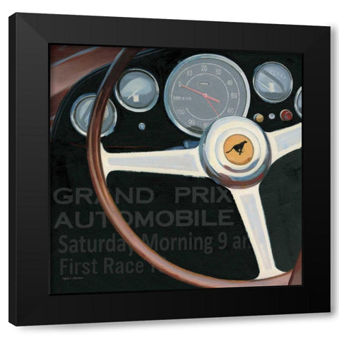 RPM I with Words Black Modern Wood Framed Art Print by Fabiano, Marco