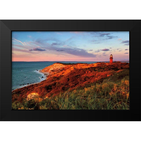 Gay Head Sunset Black Modern Wood Framed Art Print by Gendreau, Katherine