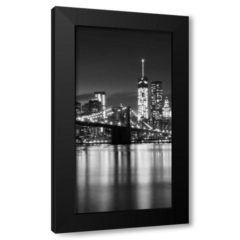Silver City Crop Black Modern Wood Framed Art Print with Double Matting by Gendreau, Katherine