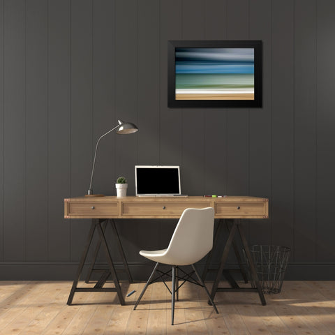 Ocean Storm Black Modern Wood Framed Art Print by Gendreau, Katherine