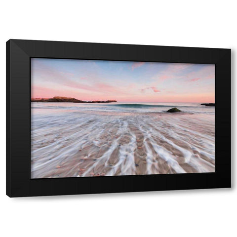 Evening Glow Black Modern Wood Framed Art Print with Double Matting by Gendreau, Katherine