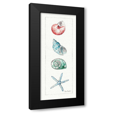 Sea Finds IV Black Modern Wood Framed Art Print with Double Matting by Audit, Lisa