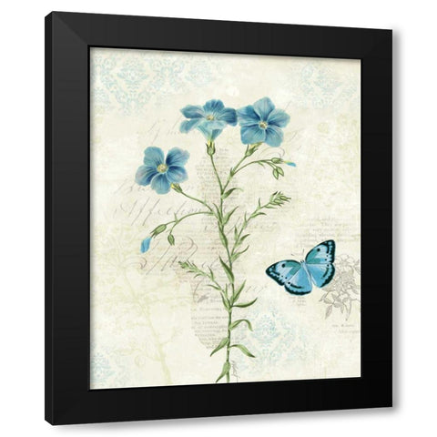 Booked Blue III Black Modern Wood Framed Art Print by Pertiet, Katie