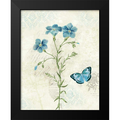 Booked Blue III Black Modern Wood Framed Art Print by Pertiet, Katie